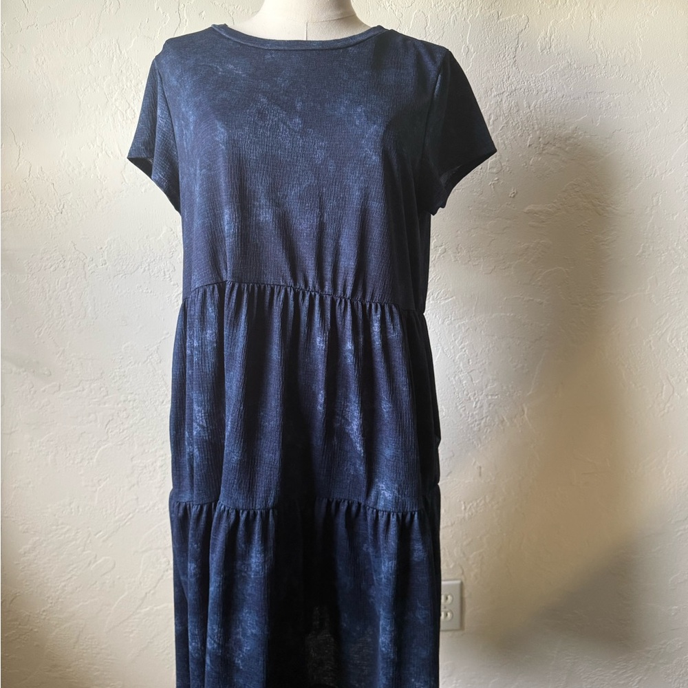 LuLaRoe Dark Blue Midi Dress